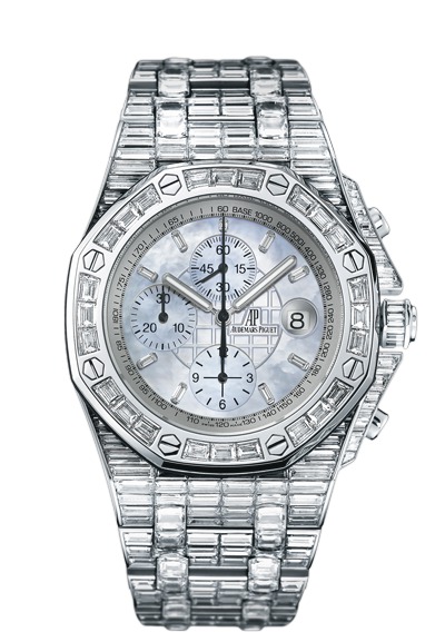 Audemars Piguet Royal Oak Offshore Themes Full Diamonds White Gold watch REF: 26174BC.ZZ.8042BC.01